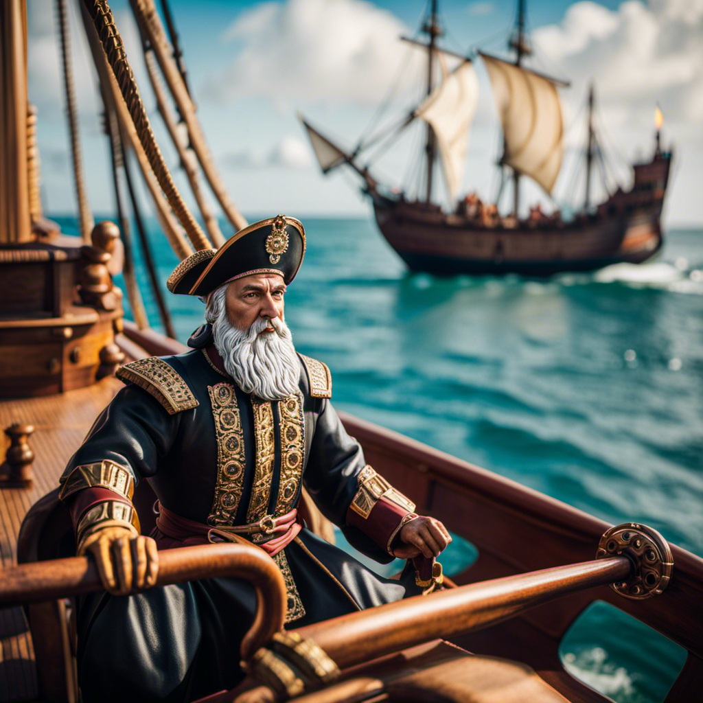 An image showcasing Vasco Da Gama's adventurous spirit and accomplishments